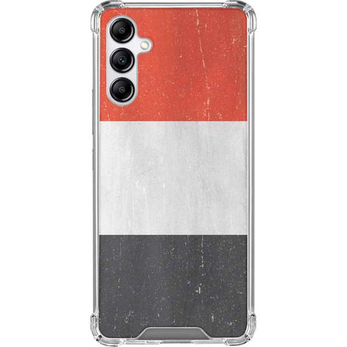 Yemen Flag Distressed Gabb Phone 4 Clear Case